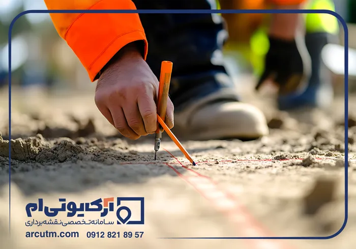 مراحل تهیه نقشه یو تی ام ری