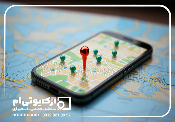 چگونه نقشه یو تی ام از گوگل مپ دریافت کنیم؟