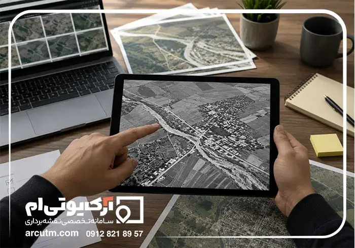 استعلام عکس هوایی قبل از ثبت سفارش در آرک یو تی ام