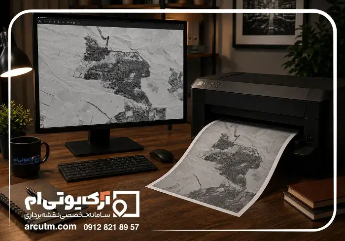 فرمت و خروجی عکس هوایی