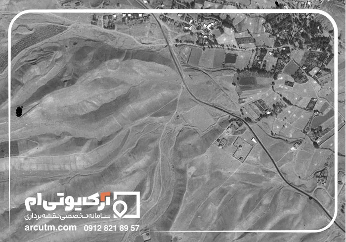 مقیاس عکس هوایی تهران
